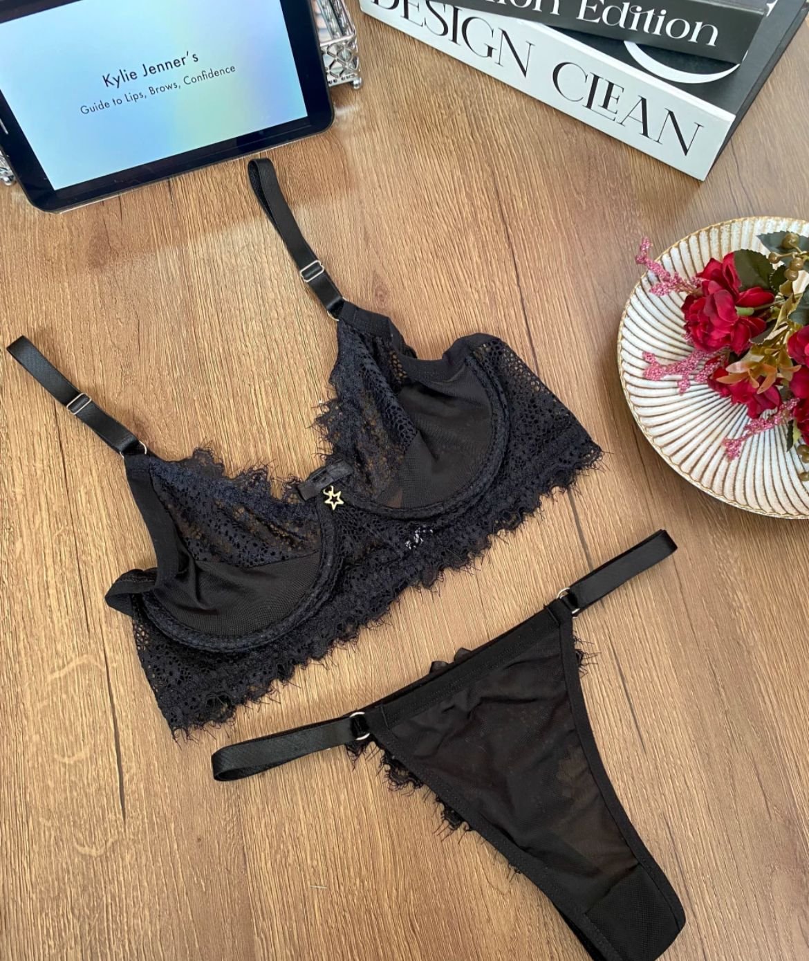 Conjunto Renda Cores - cor cores